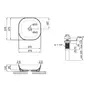 Раковина-чаша Qtap Kolibri 370х370х120 White з донним клапаном QT10118037FW