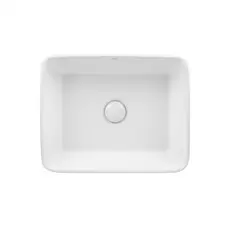 Раковина-чаша Qtap Tern 475х370х140 White з донним клапаном QT17112074W