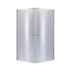 Душова кабіна Lidz Latwa SC90x90.SAT.MID.GR, скло тоноване 4 мм без піддона