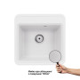 Кухонна мийка Qtap CS 5151 White (QTCS5151WHI)