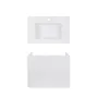Комплект Qtap тумба підвісна Tern 800х580х437 мм White + раковина урізна Albatross E QT71TE44108