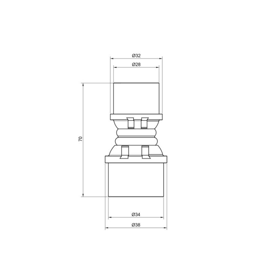 Муфта прес Icma 32х26 №400