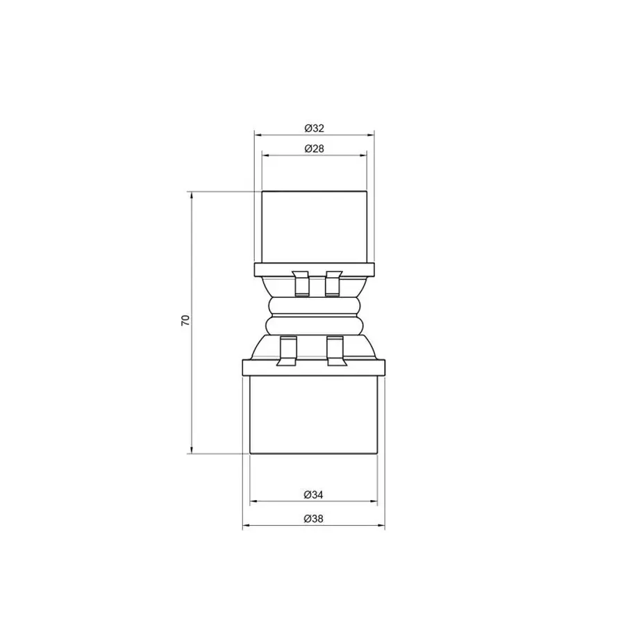 Муфта прес Icma 32х26 №400