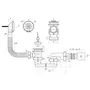 Сифон для ванни ANI Plast E055-Е056