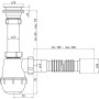 Сифон для кухонной мойки ANI Plast A0115