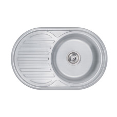 Кухонна мийка Lidz 7750 0,8 мм Decor (LIDZ7750DEC)