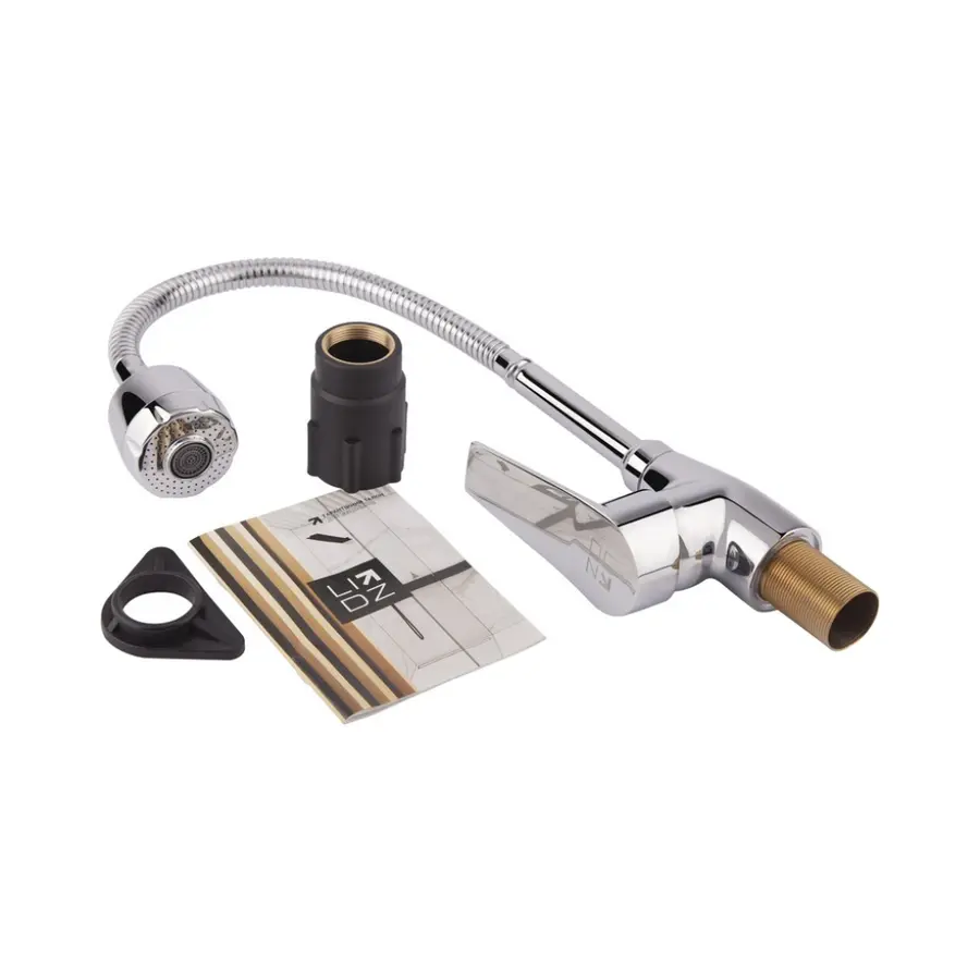 Смеситель для кухни Lidz (CRM) 20 38 014 04 с рефлекторным изливом