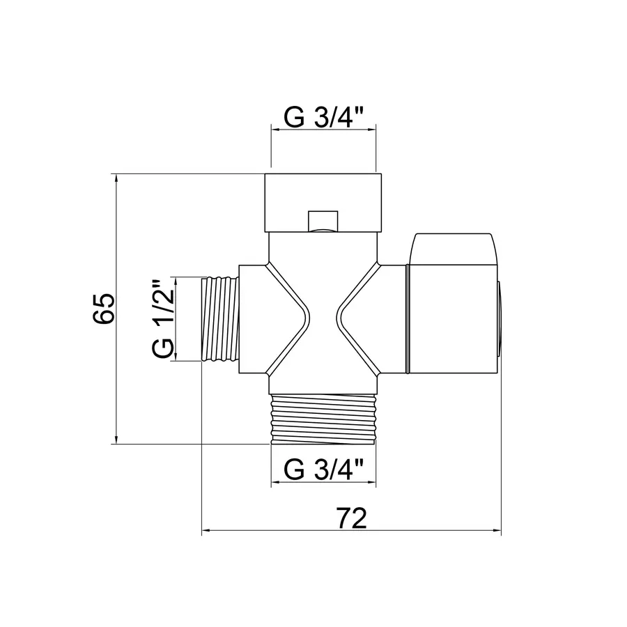 Дивертор Lidz (CRM) 52 01 000 00