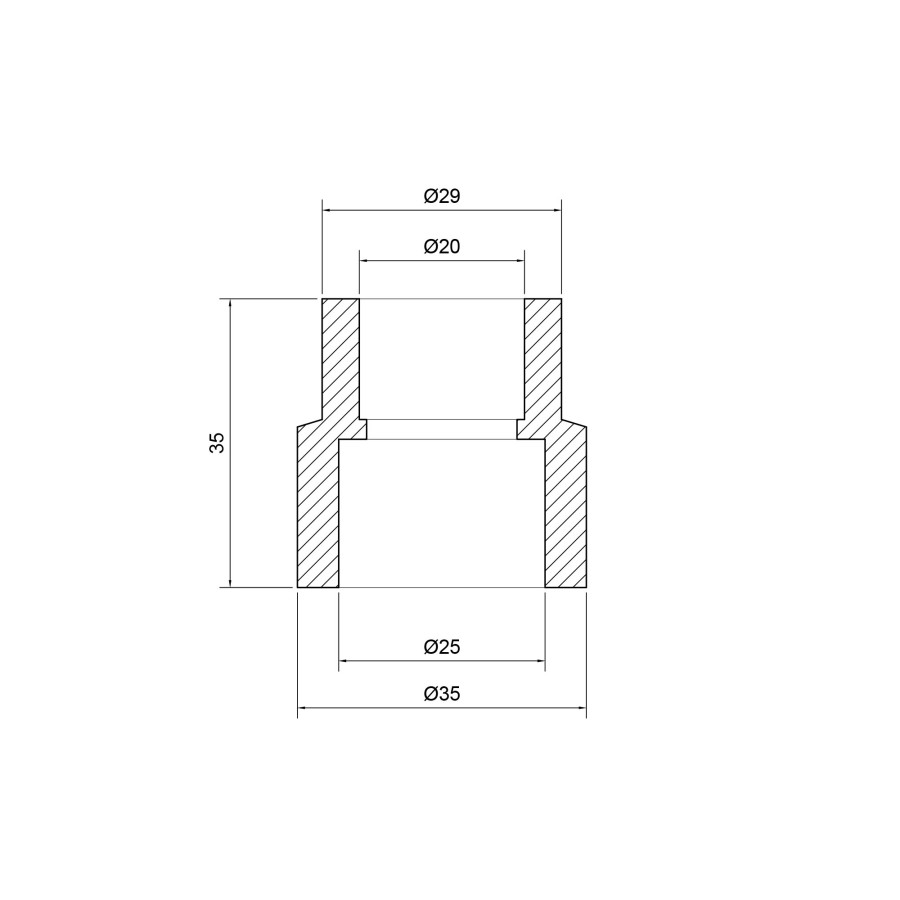 Муфта PPR Thermo Alliance 25х20