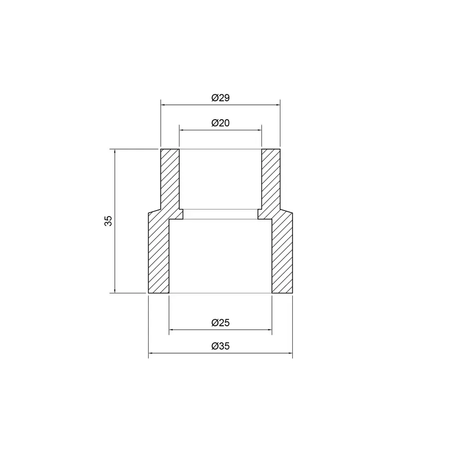 Муфта PPR Thermo Alliance 25х20