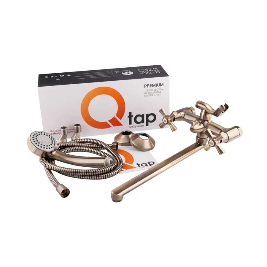 Змішувач для ванни Qtap Liberty ANT 140