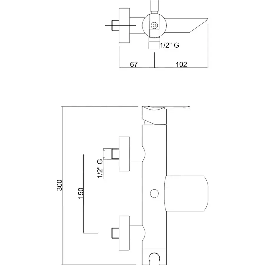 Смеситель для ванны Bianchi Dream VSCDRM2004SKCRM