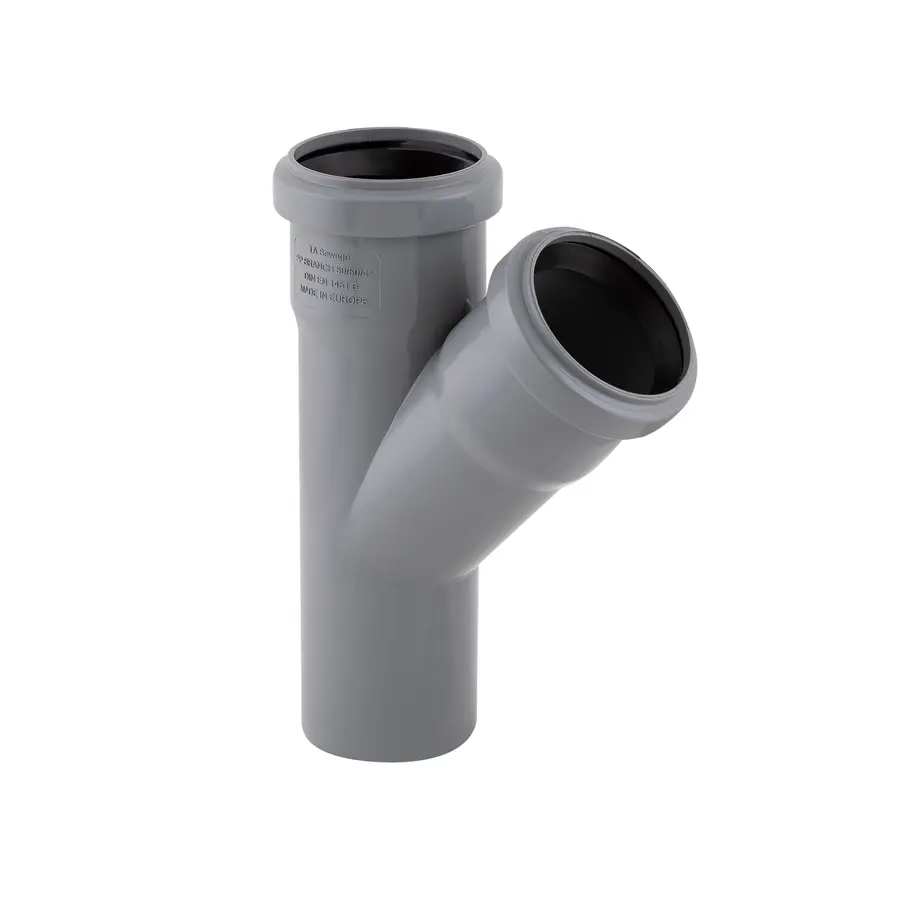 Тройник PPR канализационный TA Sewage 50, 45 °