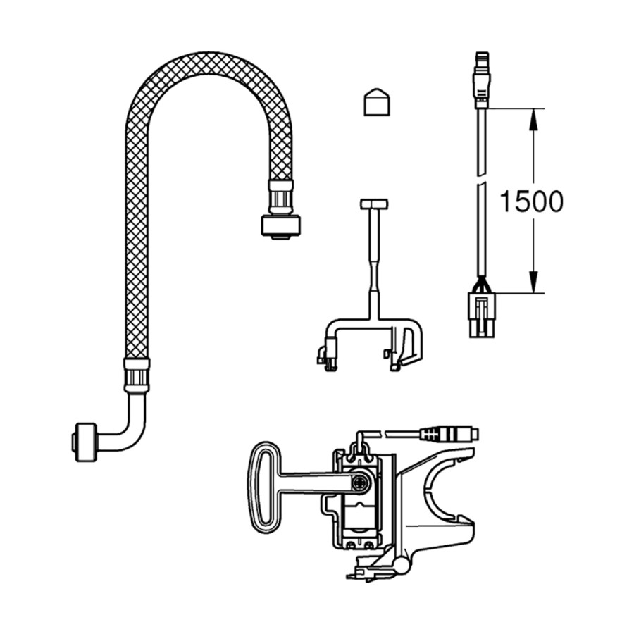 Установний комплект для автоматичного змиву Grohe Sensia Arena 46944001