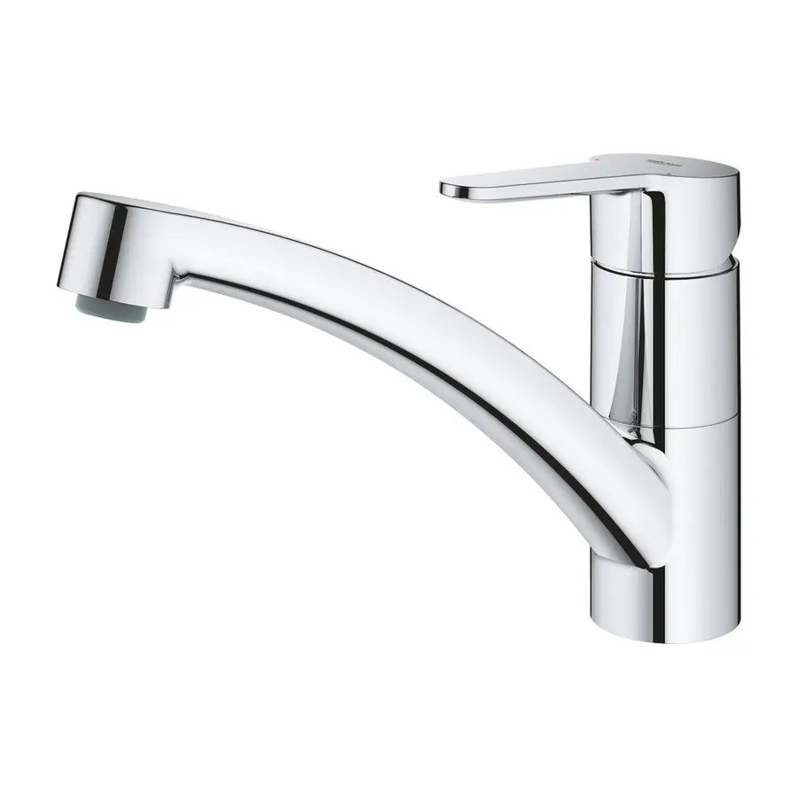 Кухонный смеситель стальной Grohe BauEco 31680000
