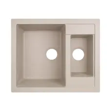 Кухонна гранітна мийка з додатковою чашею Lidz 615x500/200 MAR-07 (LIDZMAR07615500200)