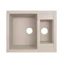 Кухонна гранітна мийка з додатковою чашею Lidz 615x500/200 MAR-07 (LIDZMAR07615500200)