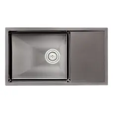 Кухонна мийка Qtap D7844BL 2.7/1.0 мм Black (QTD7844BLPVD12)