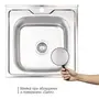 Кухонна мийка Lidz 5050 0,6 мм Satin (LIDZ5050SAT06)