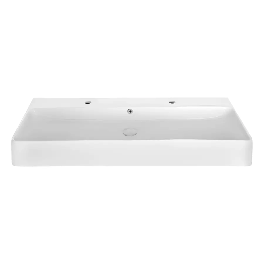 Раковина Qtap Nando 1100х420х135 White з донним клапаном QT1211K428W