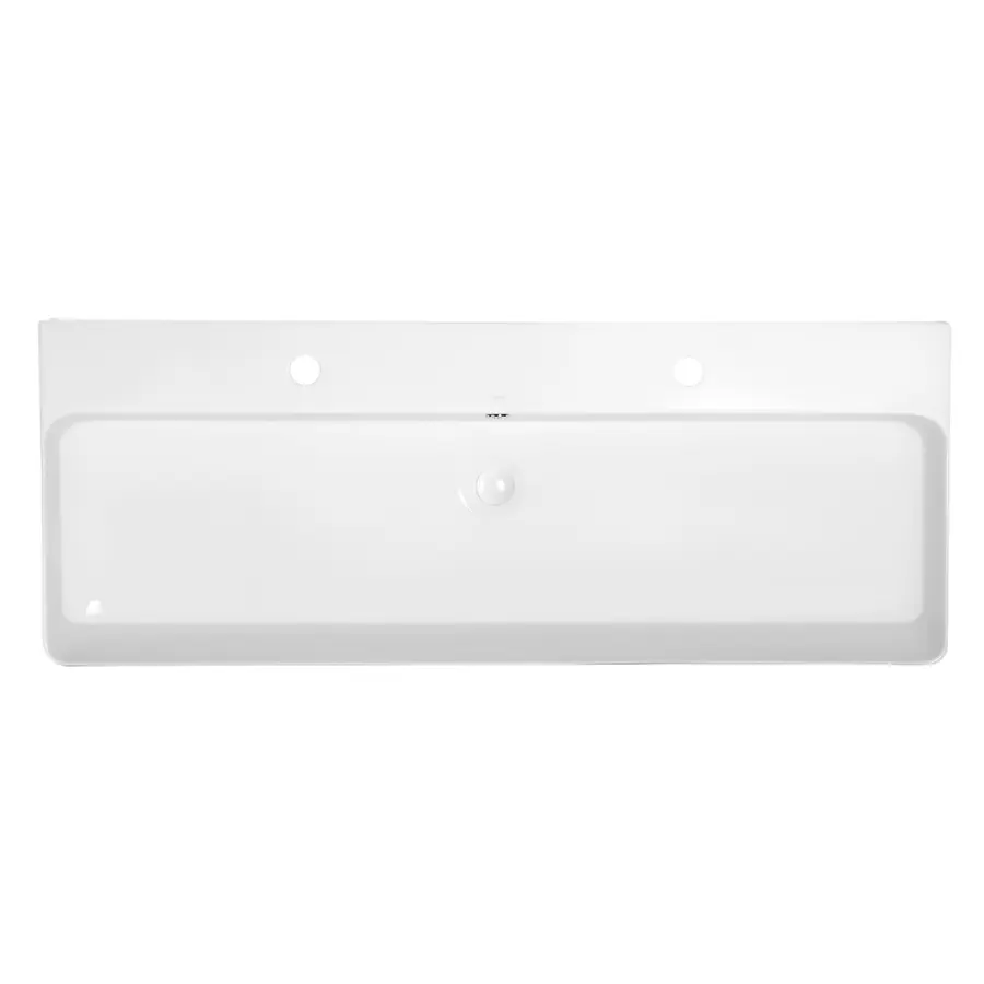 Раковина Qtap Nando 1100х420х135 White з донним клапаном QT1211K428W
