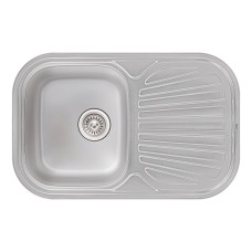 Кухонна мийка Qtap 7448 0,8 мм Micro Decor (QT7448MICDEC08)