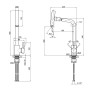 Змішувач для кухні Lidz (NKS) 12 32 015F-10