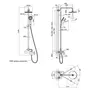 Душова система Qtap Sloup 57104OC