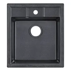 Кухонна гранітна мийка Lidz 460х515/200 BLA-03 (LIDZBLA03460515200)