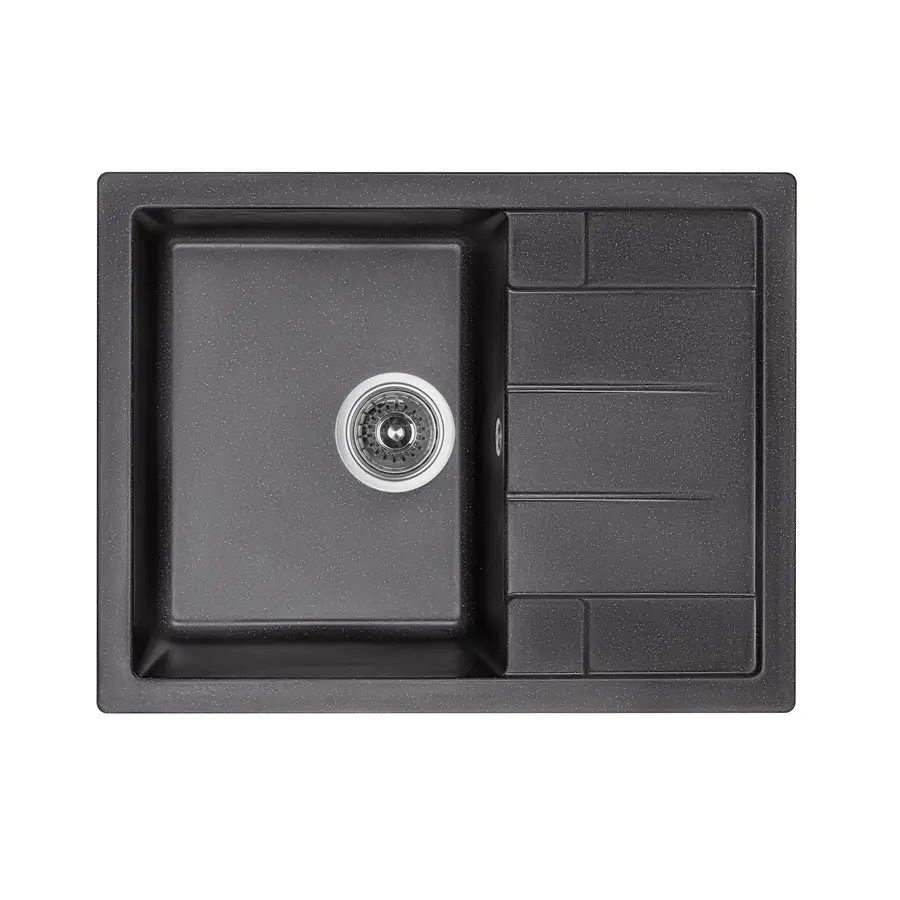 Кухонна гранітна мийка Lidz 650x500/200 BLM-14 (LIDZBLM14650500200)