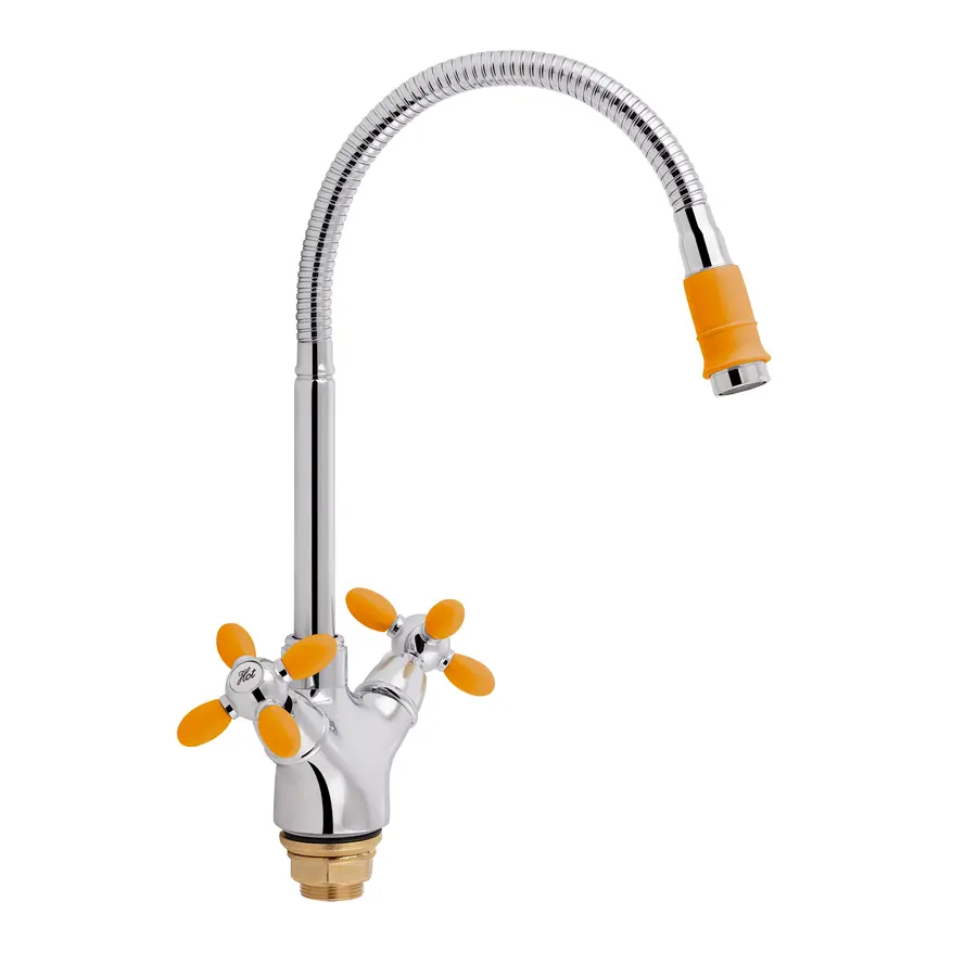 Смеситель для кухни гибкий Lidz (OCR) 74 18 273F-4 с рефлекторным изливом