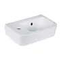 Раковина Qtap Tern 375х245х135 White з донним клапаном QT171110100LW