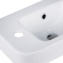 Раковина Qtap Tern 375х245х135 White с донным клапаном QT171110100LW