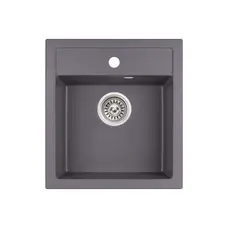 Кухонна гранітна мийка Qtap CS 5046 Grey (QT5046GRE471)