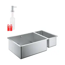 Мийка кухонна Grohe K700U 31575SD0 + дозатор для миючого засобу Contemporary 40536000