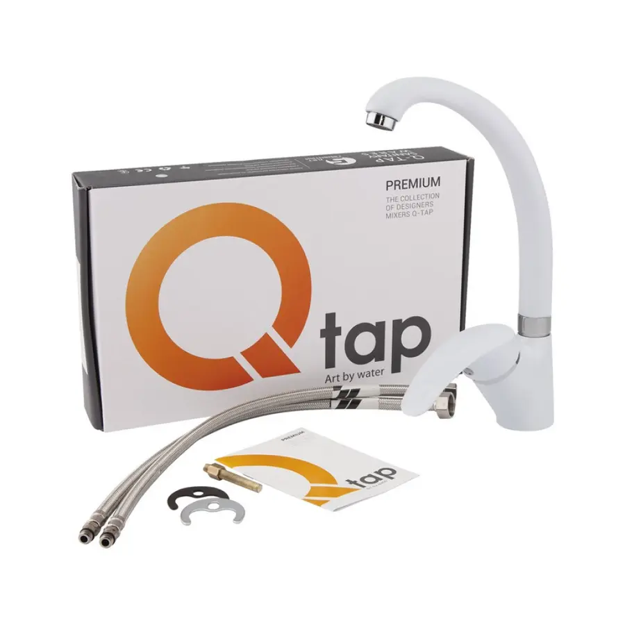 Змішувач для кухні Qtap Mars WHI 007
