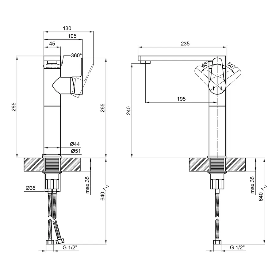 Смеситель для кухни Qtap Eco CRM 007F