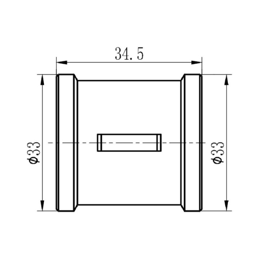 Муфта SD Forte 3/4" ВВ хром SF356H20