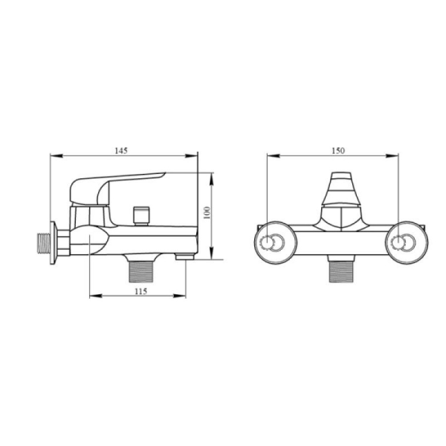 Змішувач для ванни Brinex 35B 006