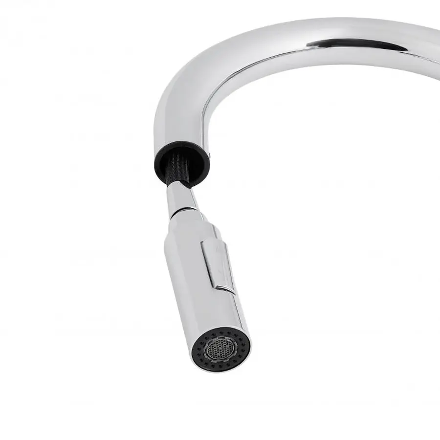 Змішувач для кухні Qtap Lenicka 9138103UC з висувним виливом