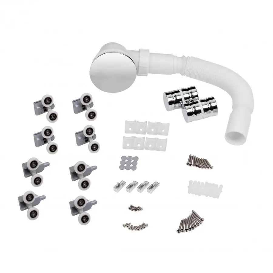 Душова кабіна Lidz Latwa SC80x80.SAT.LOW.TR, скло прозоре 4 мм