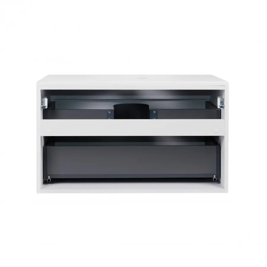 Тумба підвісна Qtap Tern 800х476х469 White зі стільницею QT1779TPL801W