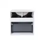 Комплект Qtap Virgo 600х580х437 White/Whitish oak тумба підвісна + раковина урізна QT1872TPА6013060CW