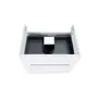 Комплект Qtap Virgo 600х580х437 White/Whitish oak тумба підвісна + раковина урізна QT1872TPА6013060CW