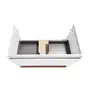 Комплект Qtap Robin 800х580х437 White/Whitish oak тумба підвісна + раковина урізна QT1372TPВ8001WWO