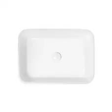 Раковина-чаша Qtap Tern 500х370х200 White з донним клапаном QT1711A048W