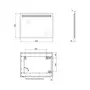 Дзеркало Qtap Mideya Modern 600х800 з LED-підсвічуванням, Reverse QT207814146080W