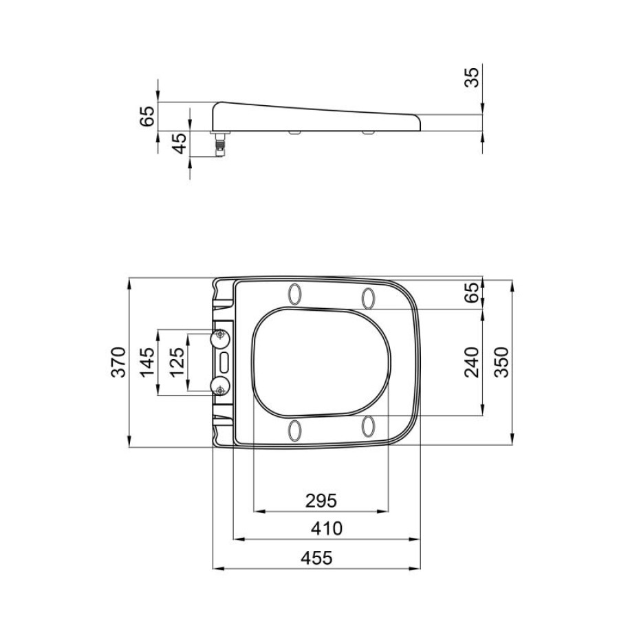 Сидіння для унітаза Qtap Gemini з мікроліфтом Slim QT25992614EW