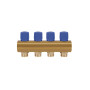Колектор Icma з регулювальними вентилями 1" 4 виходи №1105 (Blue)