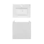 Комплект Qtap тумба підвісна Tern 600х580х437 мм White + раковина урізна Albatross 9H QT71TE44099